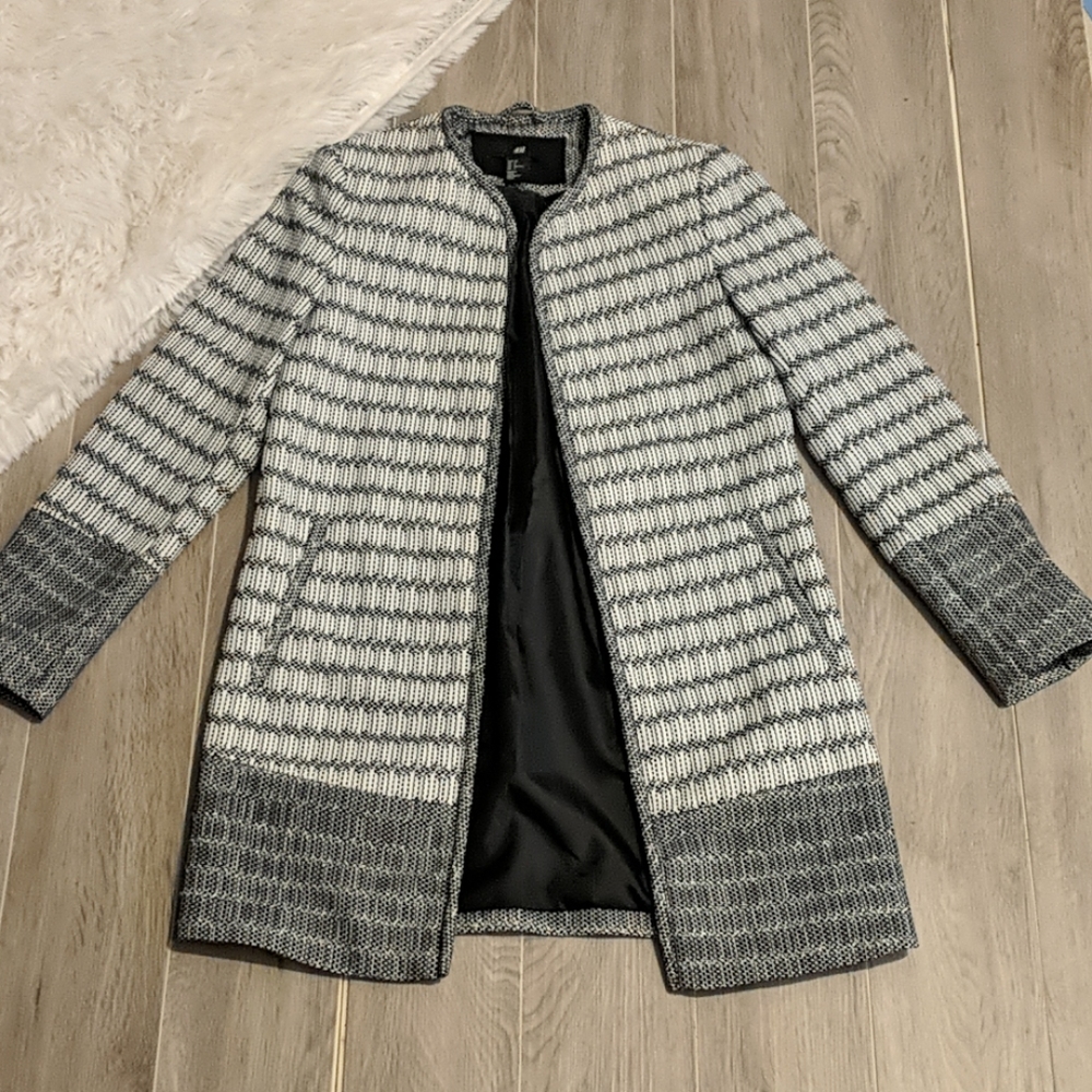 H&M Black and White Jacket
